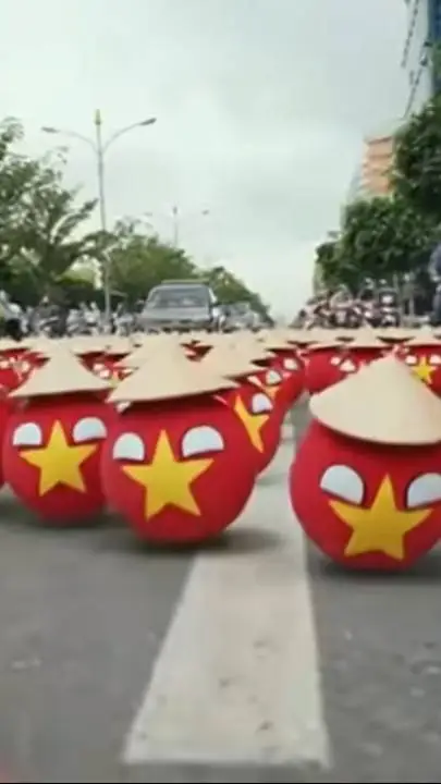 ai character: vietnam balls background
