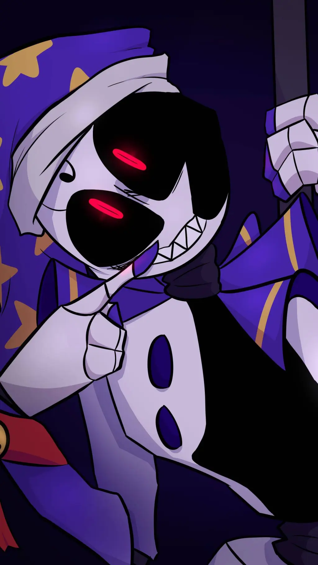 ai character: Moon drop background