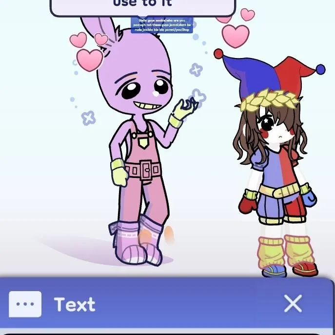 chat with ai character: Jax pomni/you Ship
