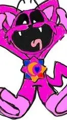 ai character: kitty cat  background