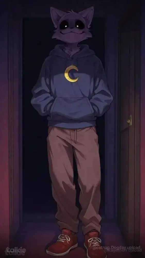 ai character: 💜catnap💜 background