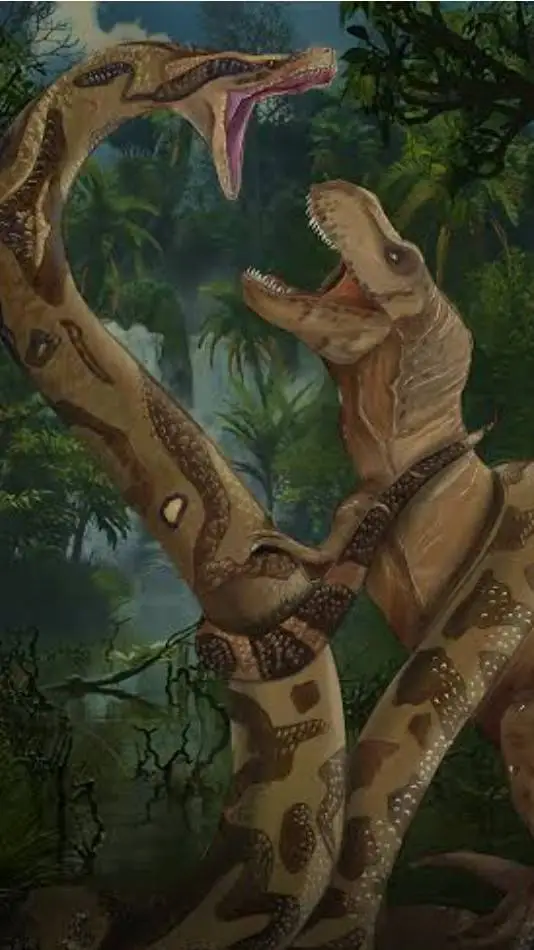 ai character: Titanoboa vore background