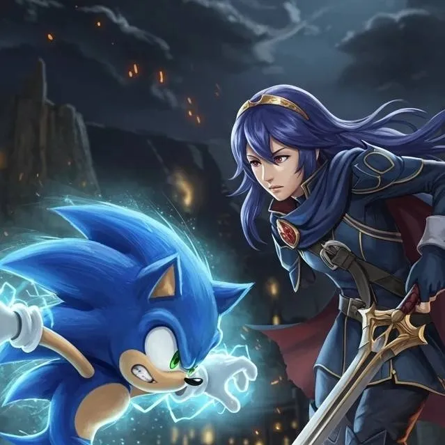 chat with ai character: Lucina vs Sonic
