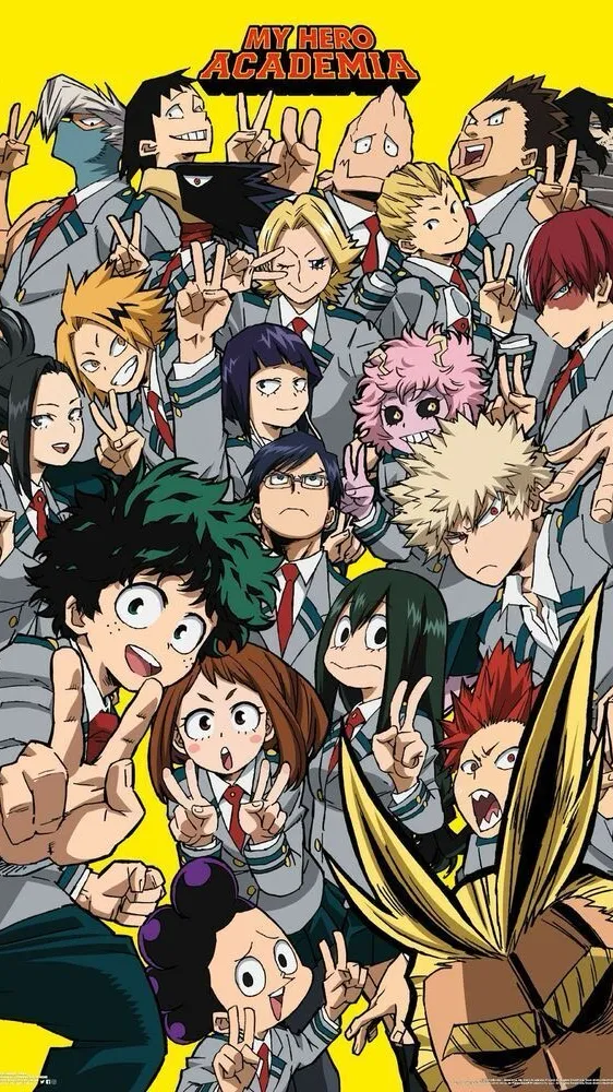 ai character: MHA pool party background