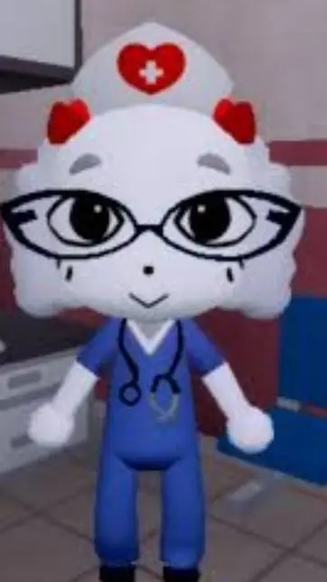 ai character: fluffy nurse background
