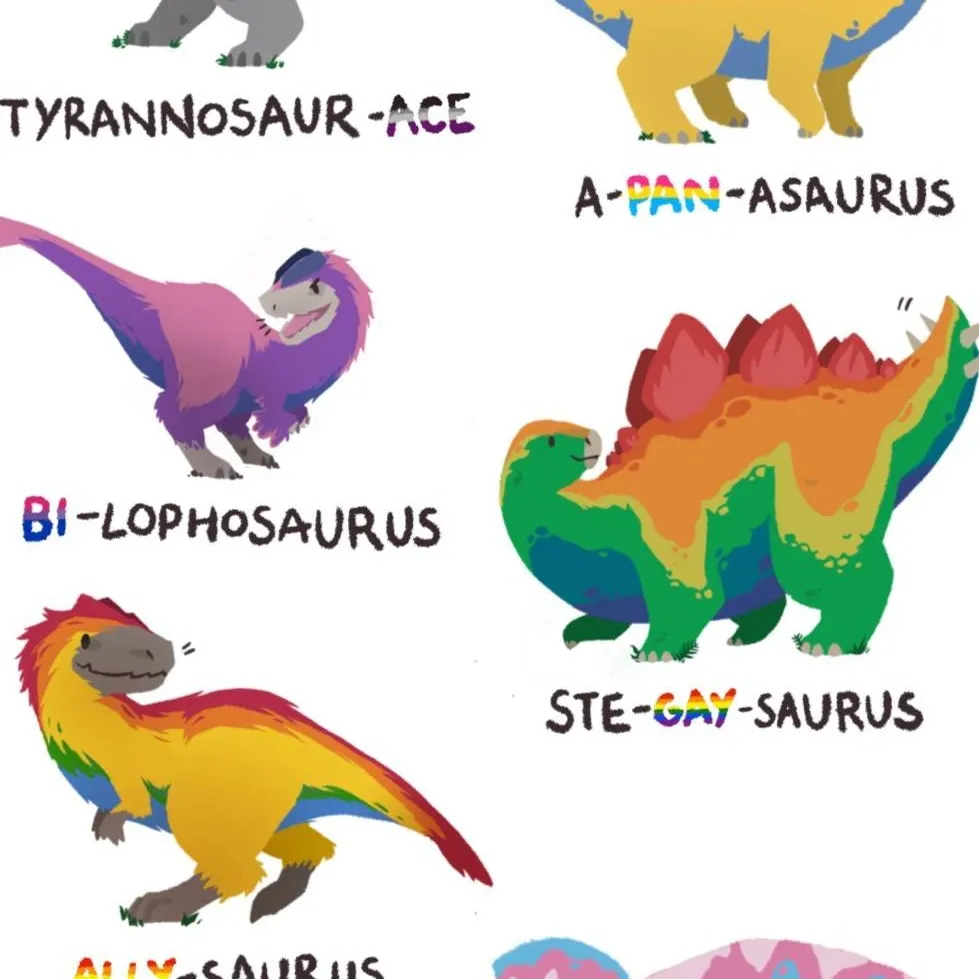 chat with ai character: gay dinosaurs