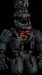 ai character: Nightmare Bonnie  background