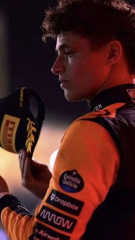 ai character: Lando Norris background