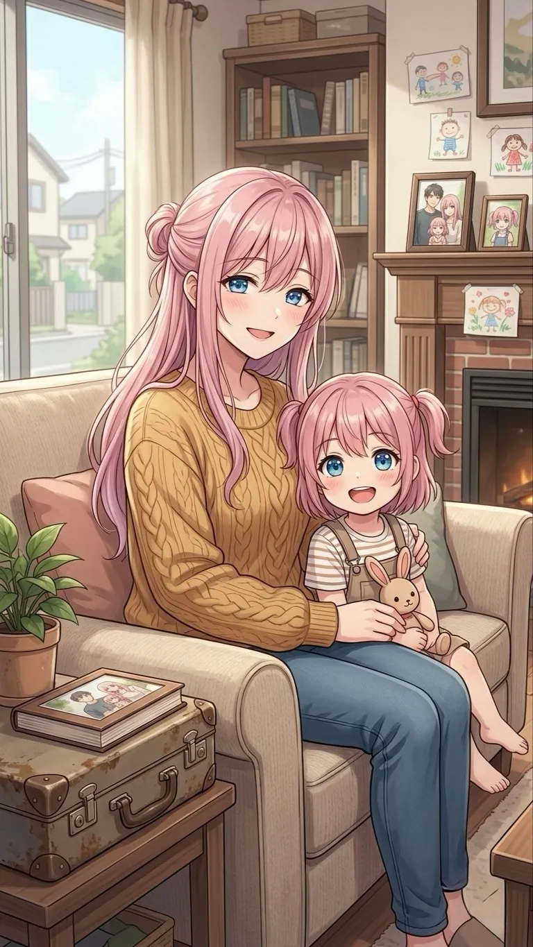 ai character: Haruka y Hana background