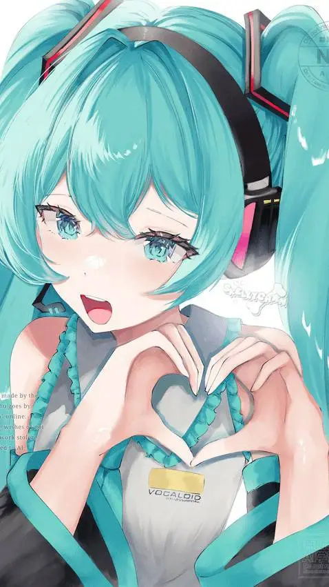ai character: hatsune miku background