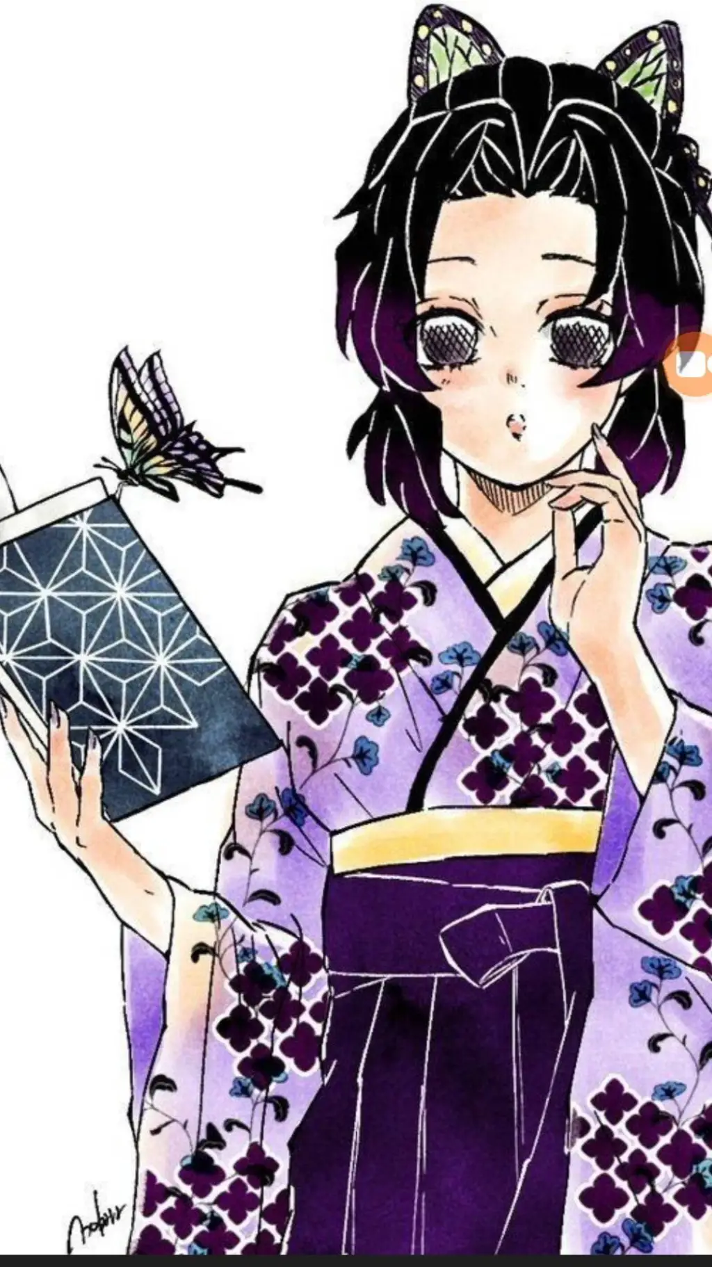 ai character: shinobu arc background
