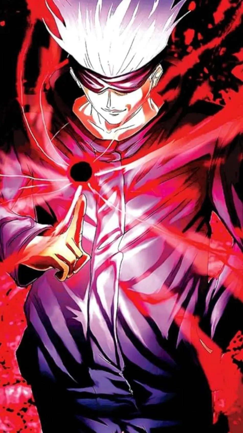 ai character: satoro gojo background