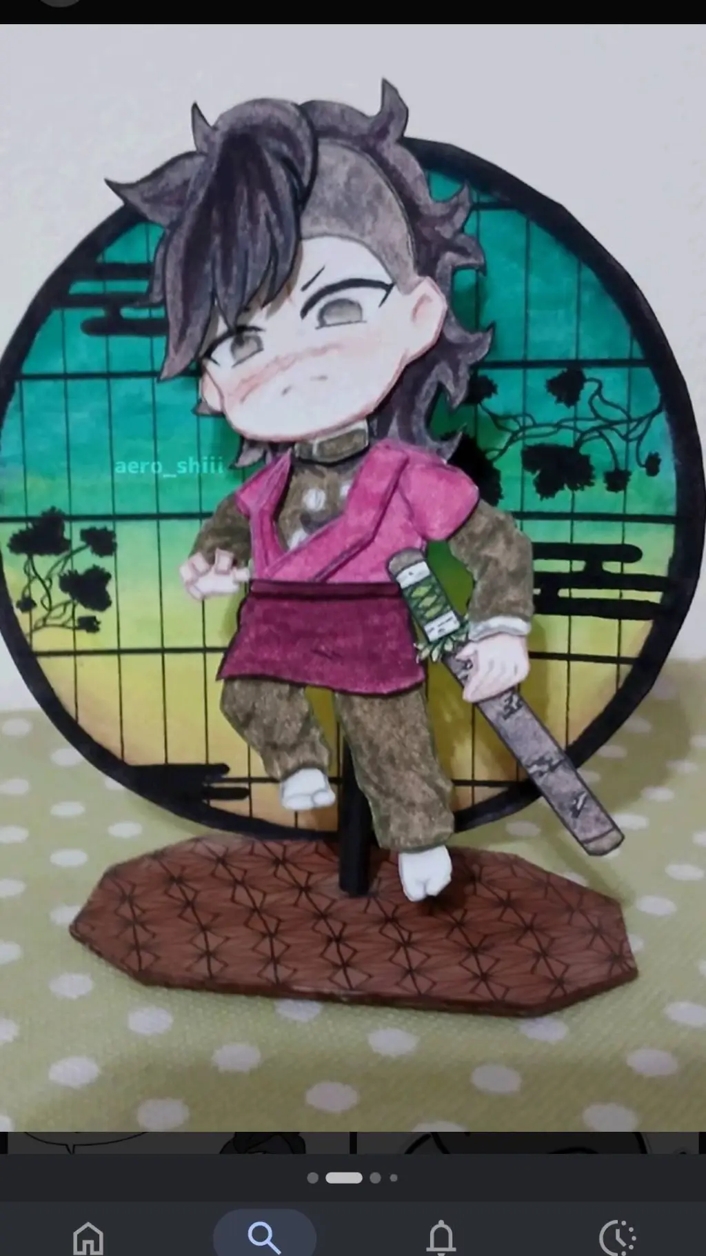 ai character: genya x muichiro  background