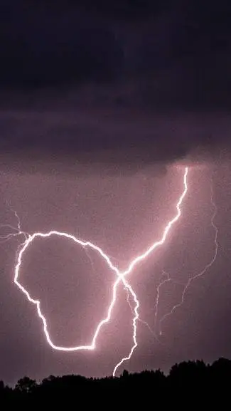 ai character: MHA thunderstorm background