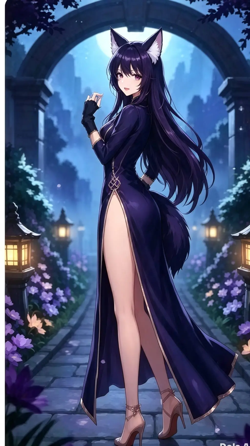 ai character: Felina  background