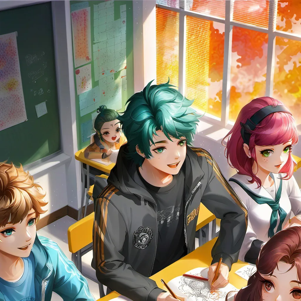 chat with ai character: Class room 