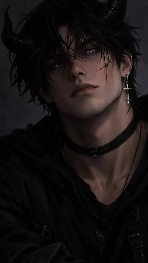 ai character: Damon  background