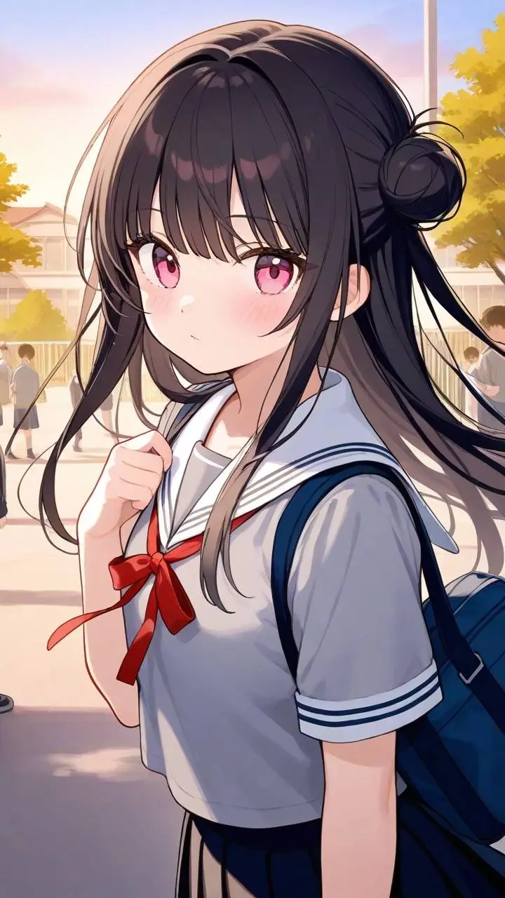 ai character: Kuroha Saki background