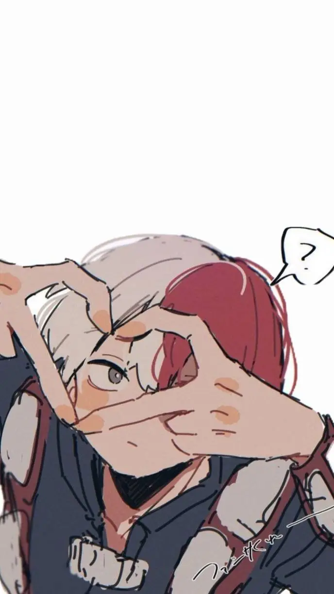 ai character: todoroki🌷👊🏻🤍 background