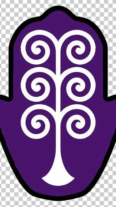 ai character: Canaan symbol  background