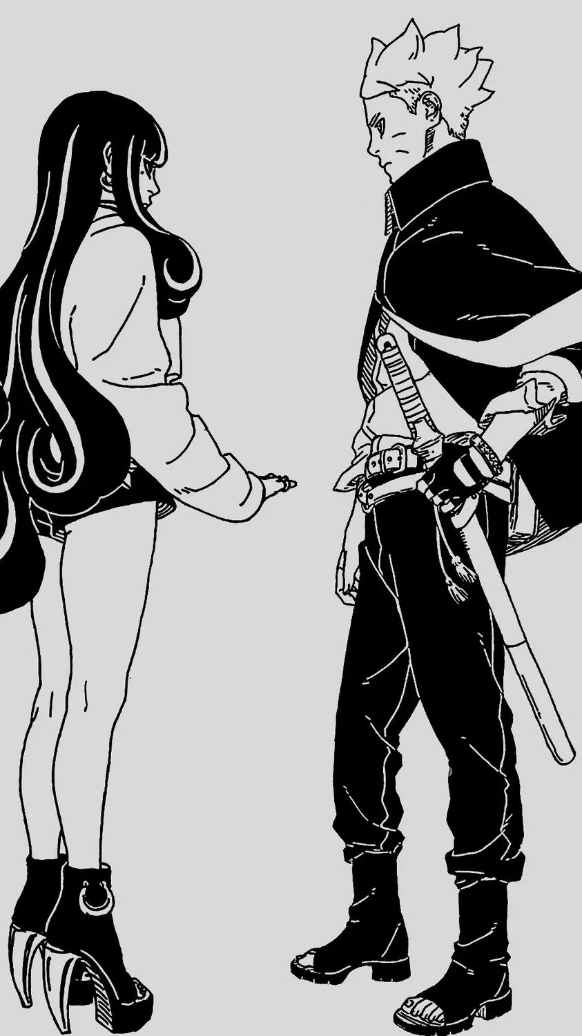 ai character: Eida x Boruto background