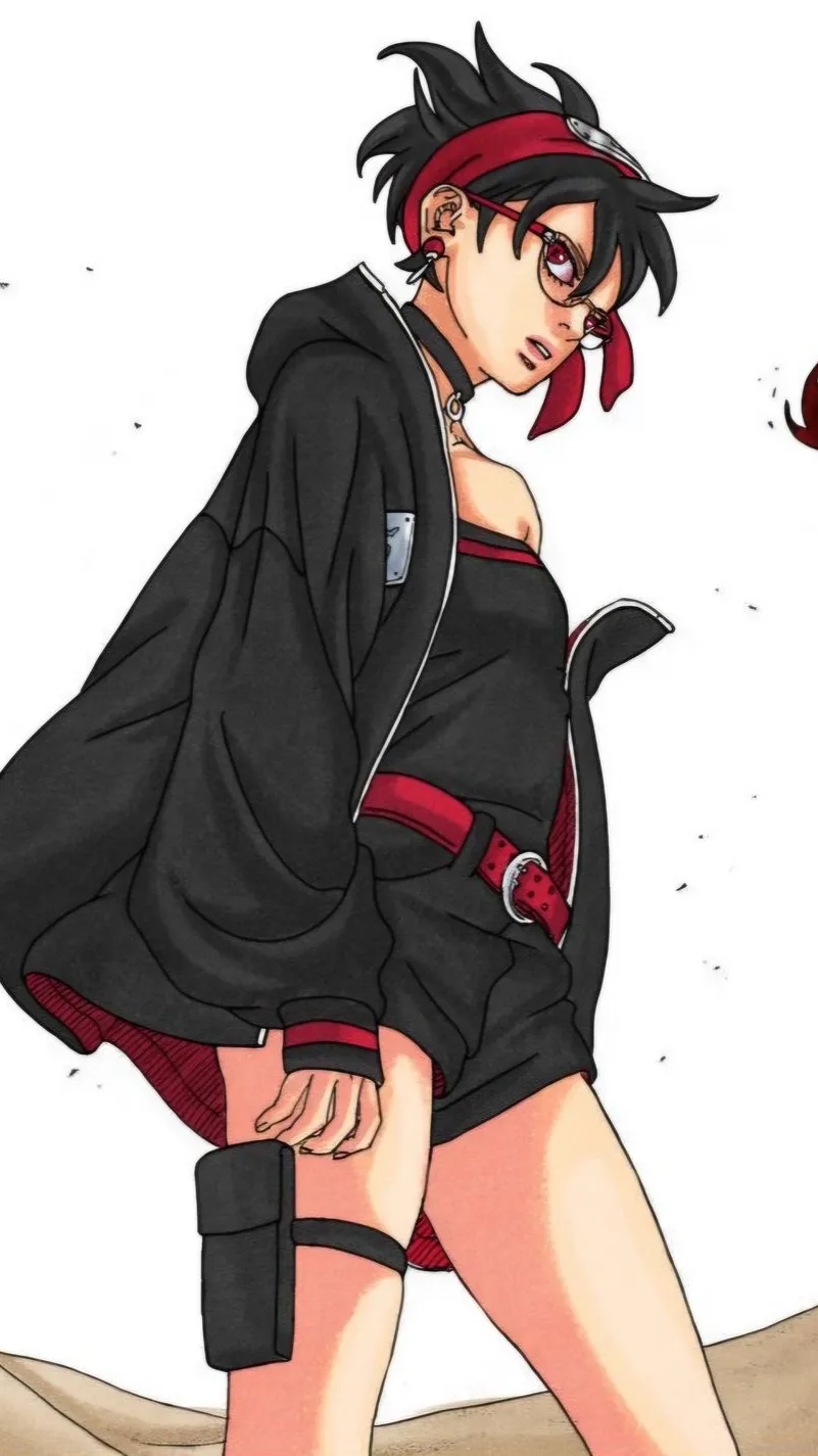 ai character: Sarada Uchiha background
