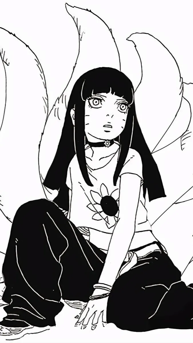 ai character: Himawari Uzumaki background