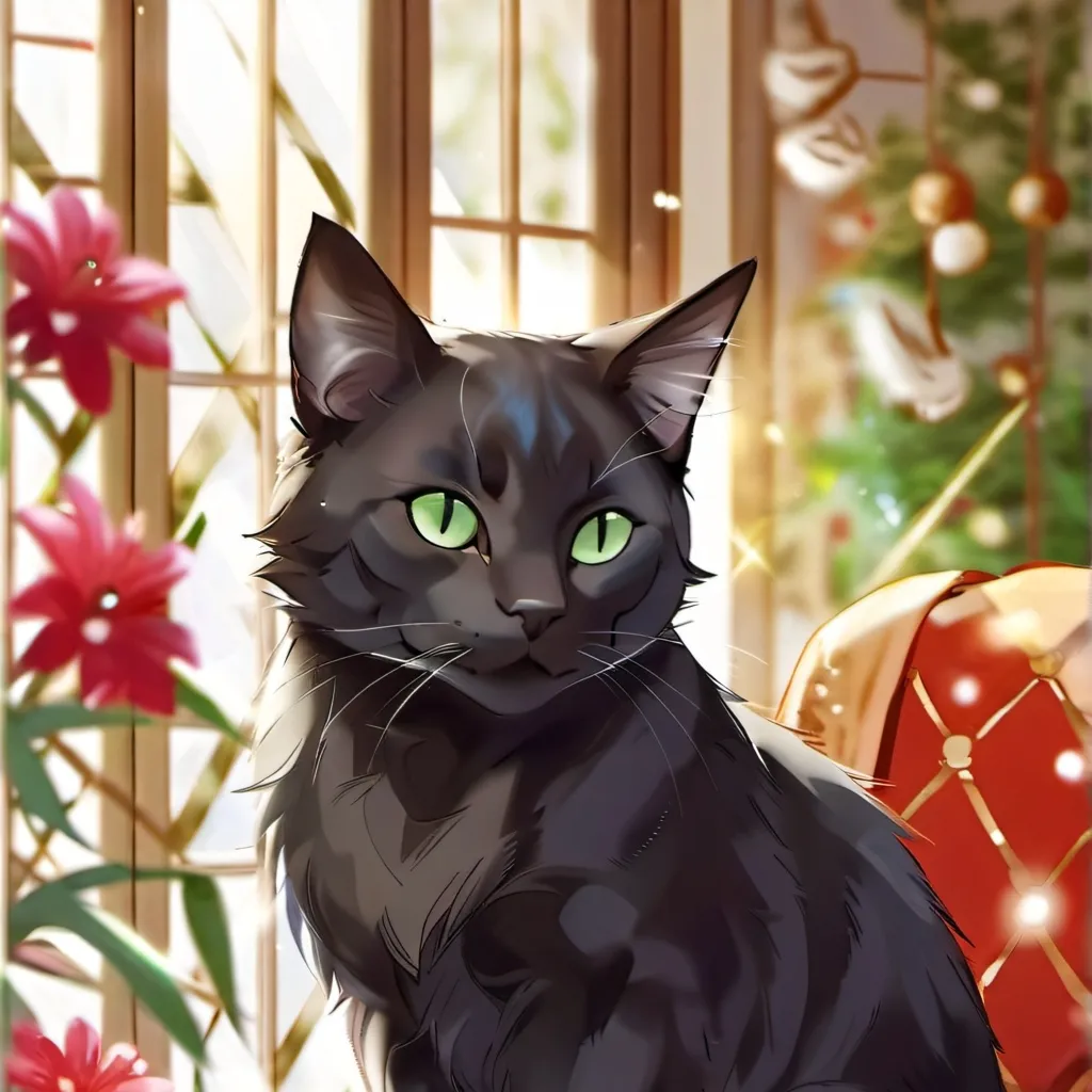 chat with ai character: the black cat
