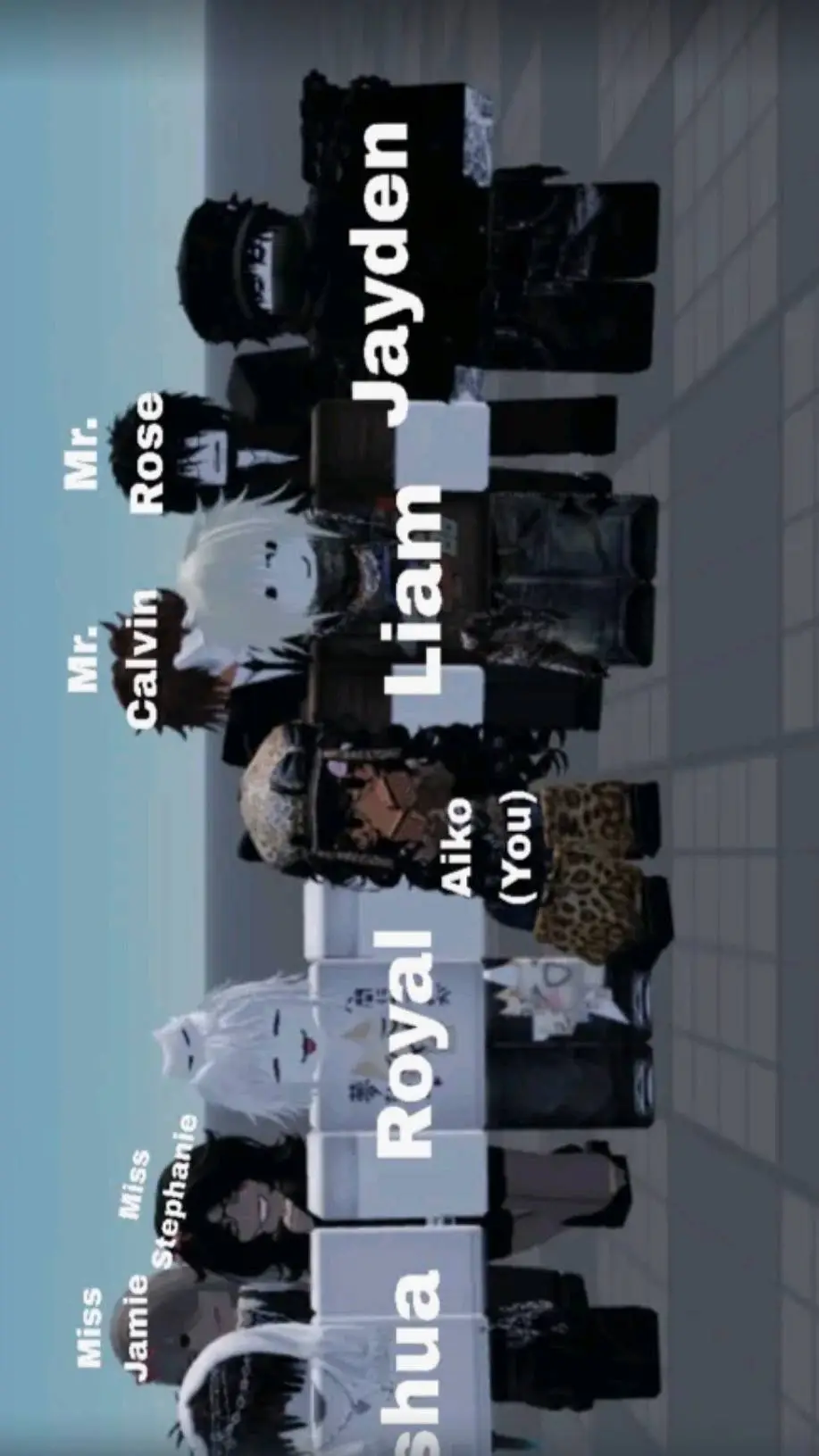 ai character: Boys only school  background