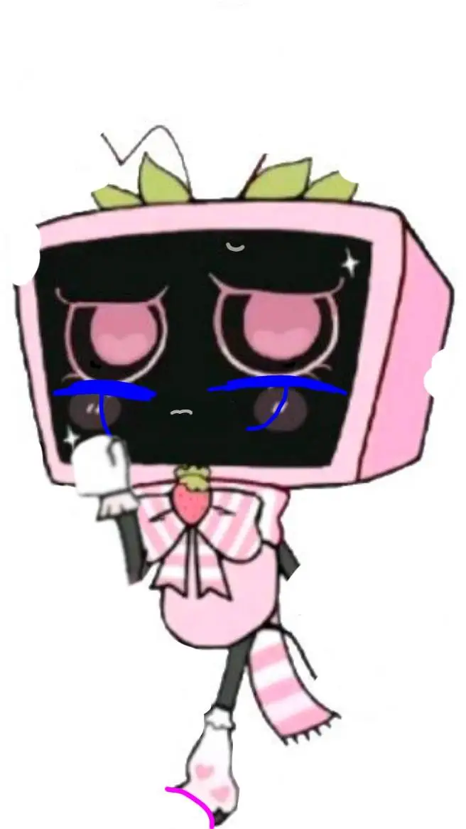 ai character: sad melanie.  background