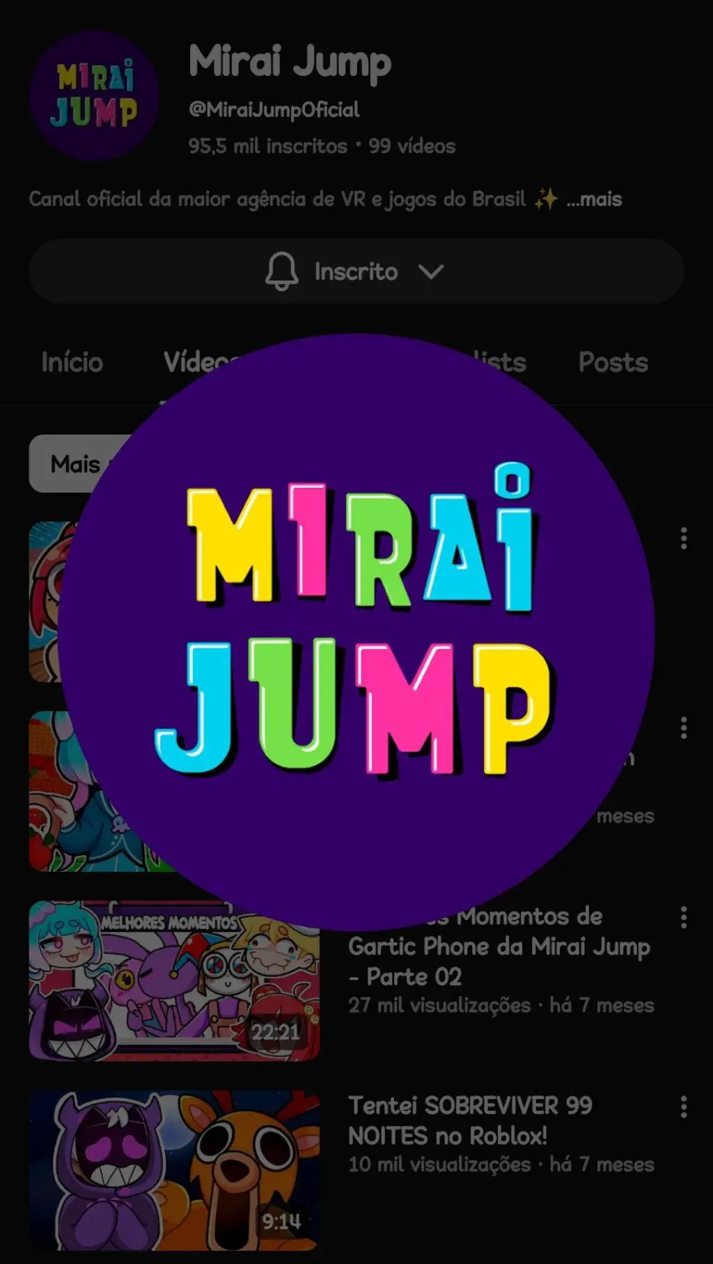 ai character: Mirai Jump! background