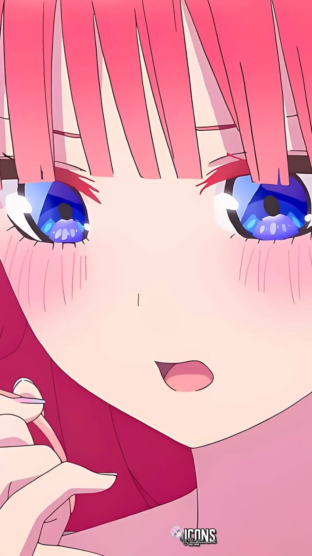 ai character: Nino Nakano  background