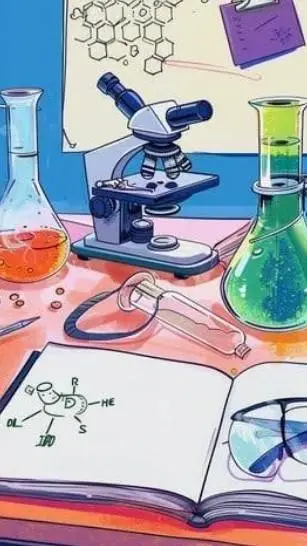 ai character: Lab background