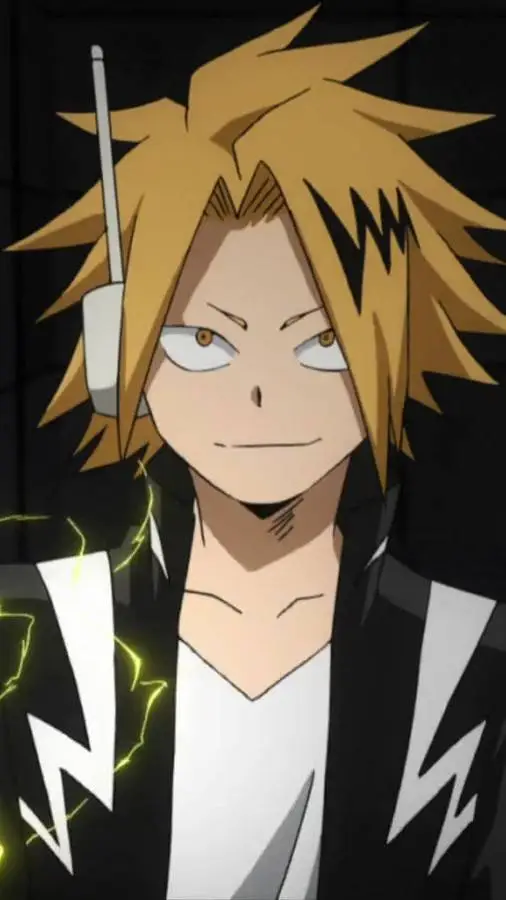 ai character: Denki Kaminari background