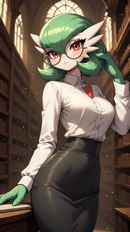 ai character: Gardevoir  background