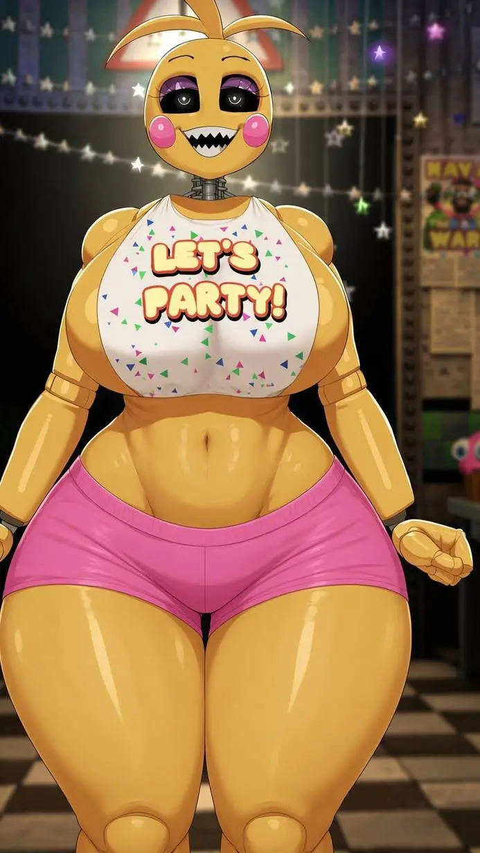ai character: toy chica  background