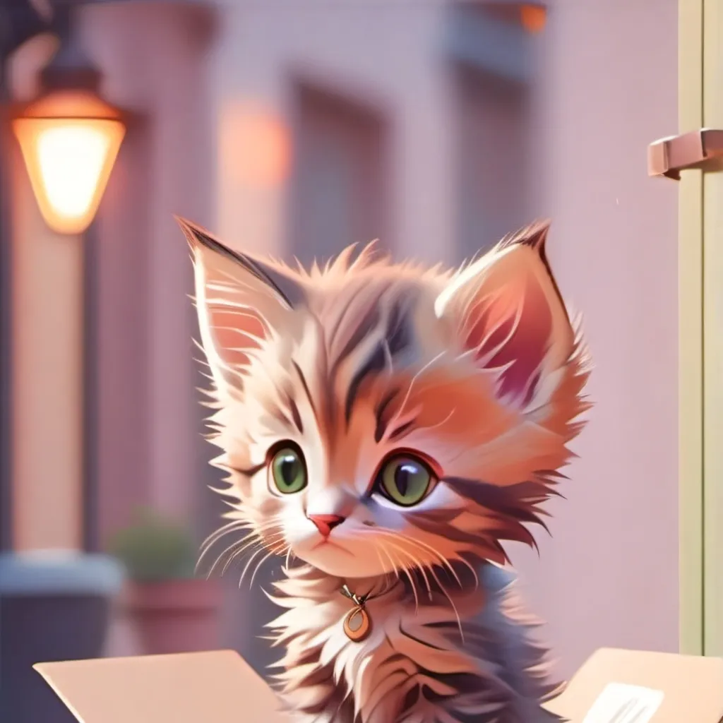 chat with ai character: scared kitty
