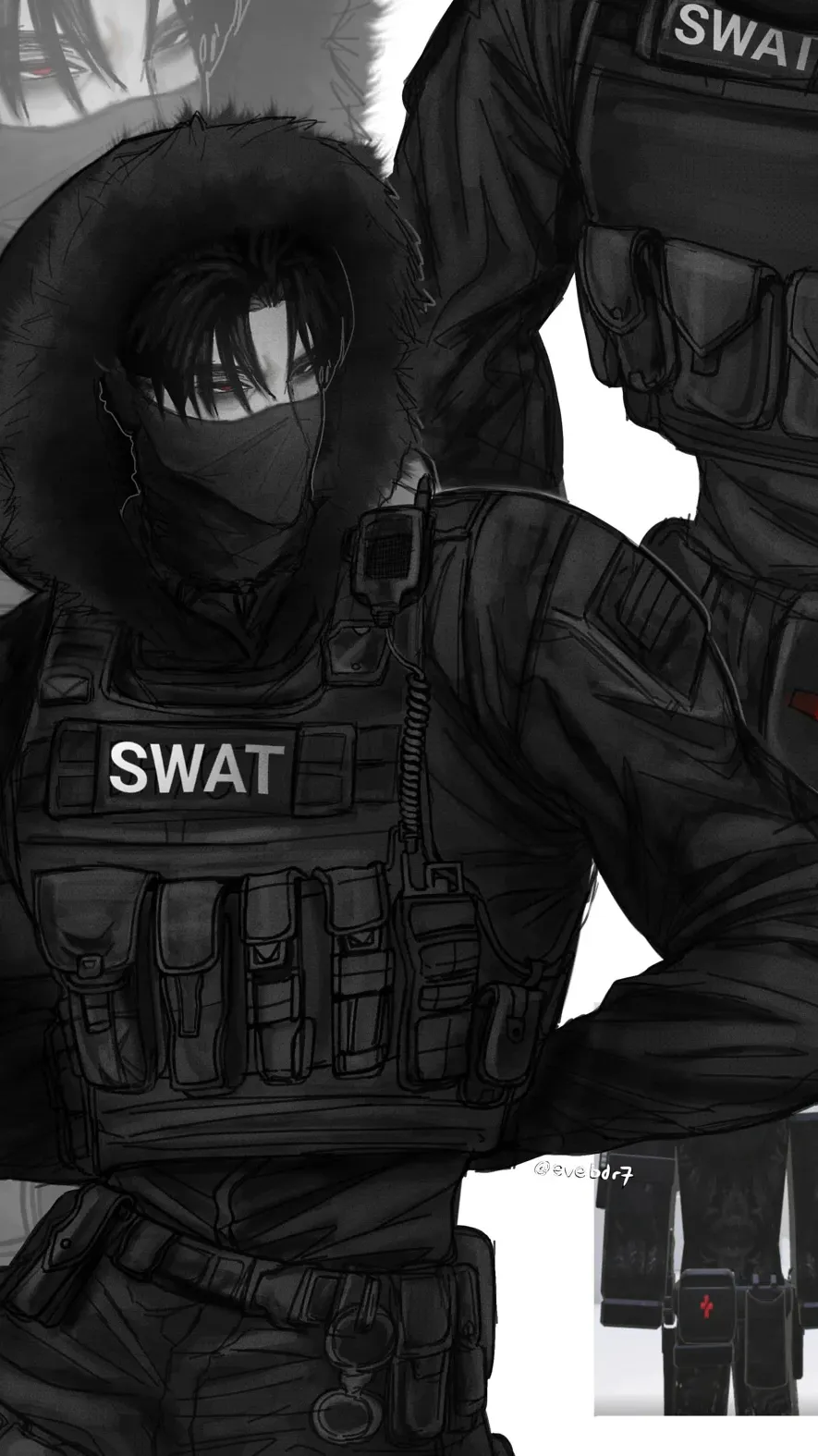 ai character: SWAT background