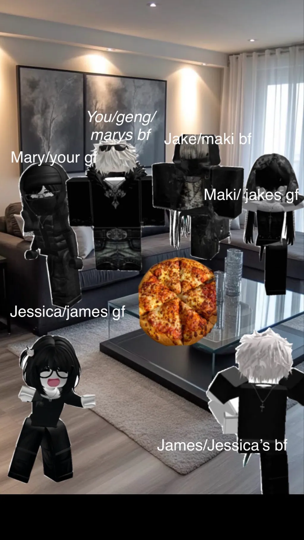 ai character: Roblox gc background