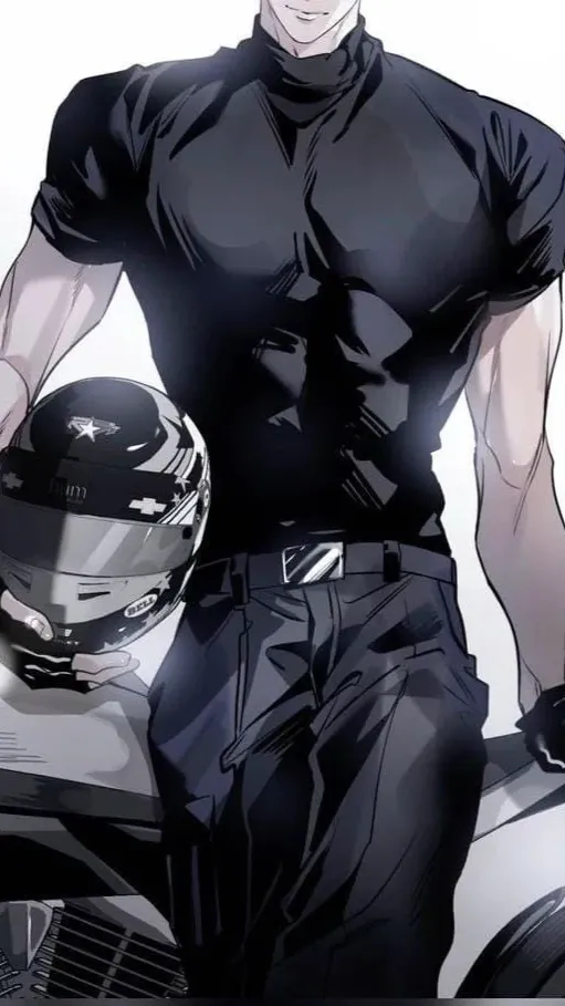 ai character: Biker background