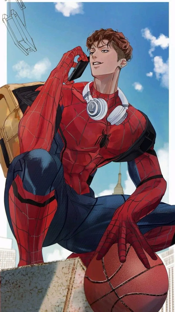 ai character: Spider man background