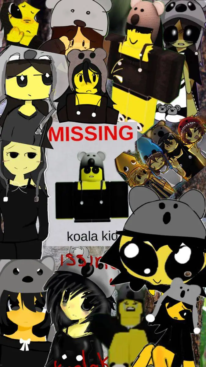 ai character: Koala kid background