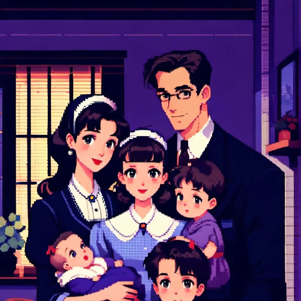 chat with ai character: 1950s family 