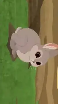 ai character: pygmy rabbit  background