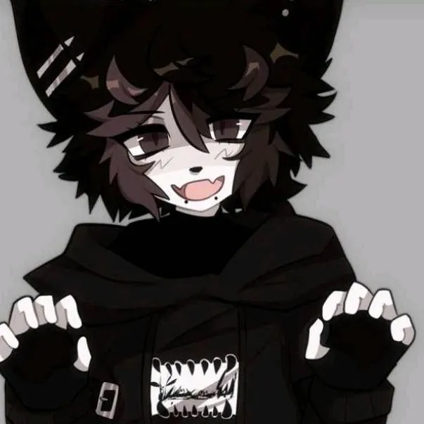 chat with ai character: Raven-Emo femboy 