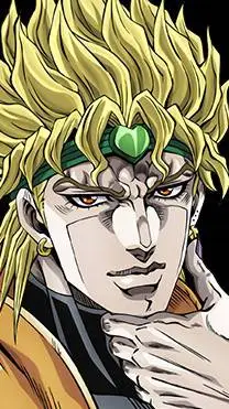 ai character: DIO BRANDO background