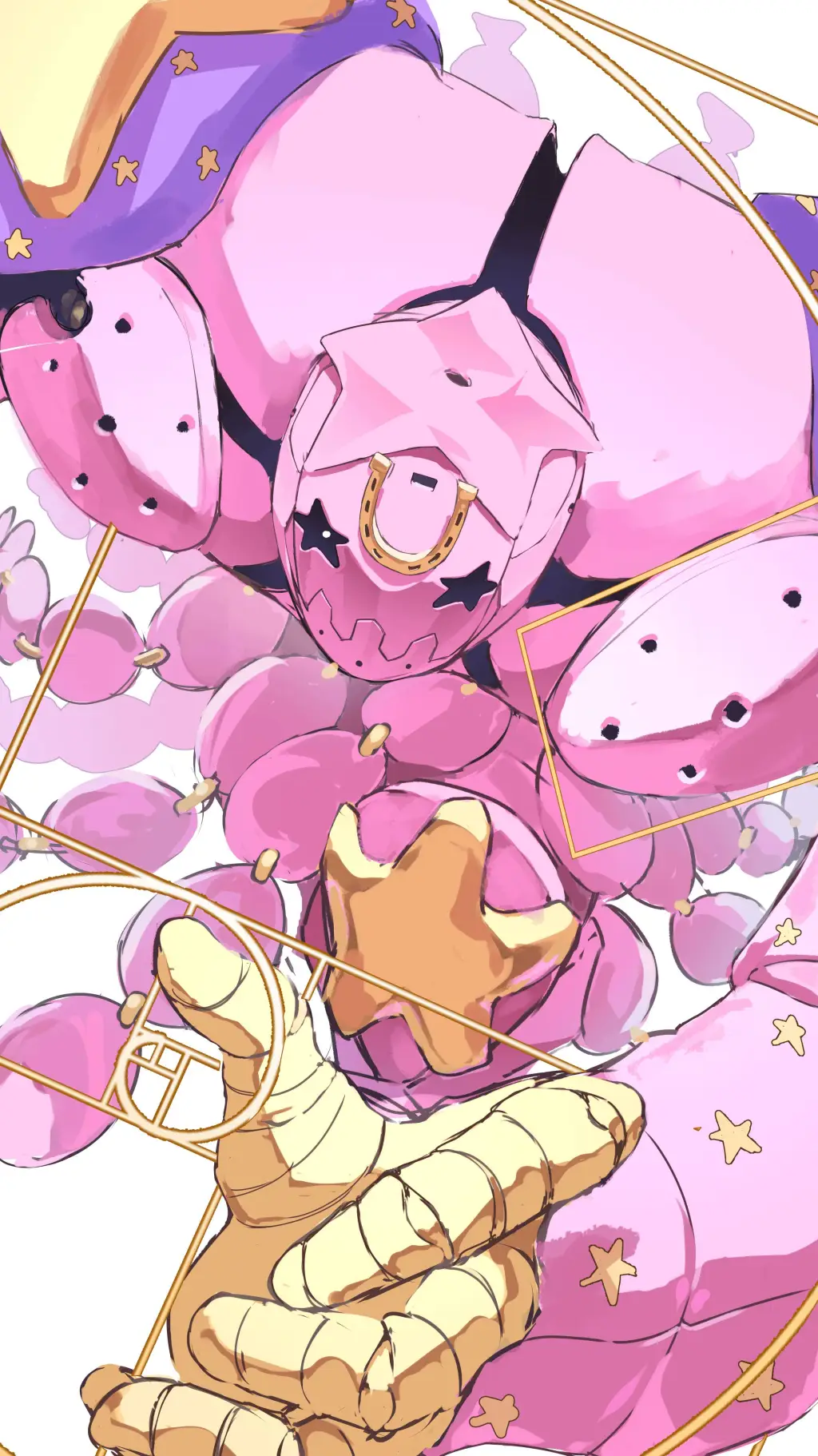 ai character: Johnny joestar  background