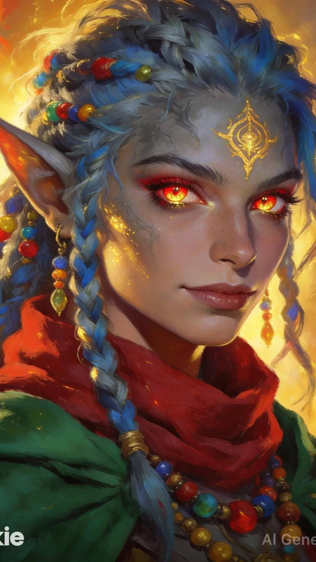 ai character: Chardonna  background