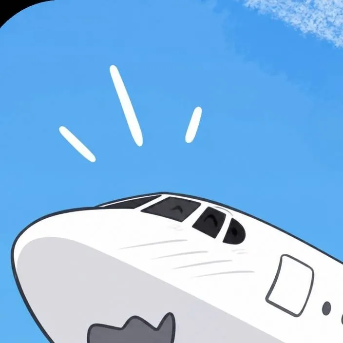chat with ai character: cute white plane