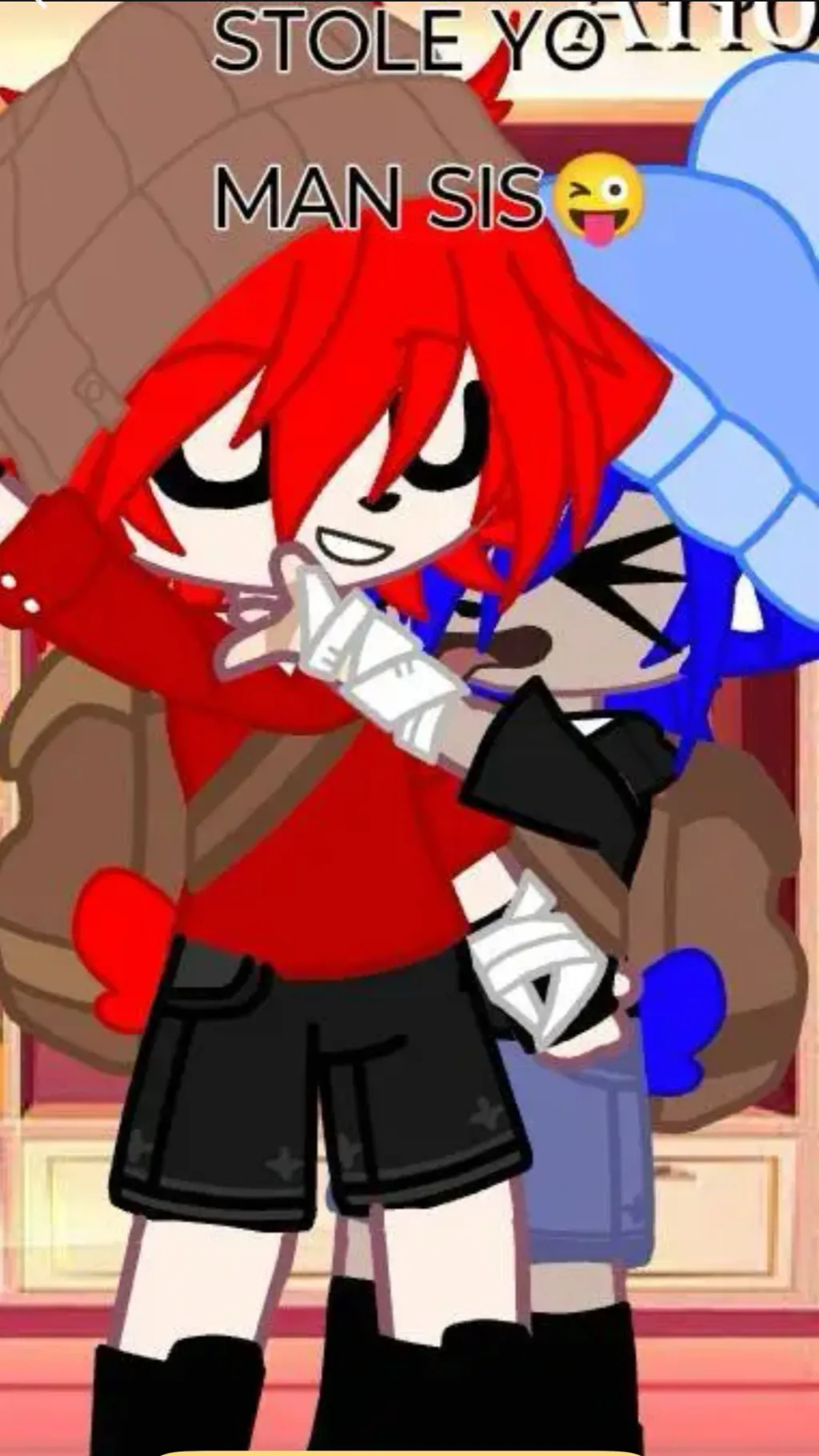 ai character: Arlo and mace🥹 background